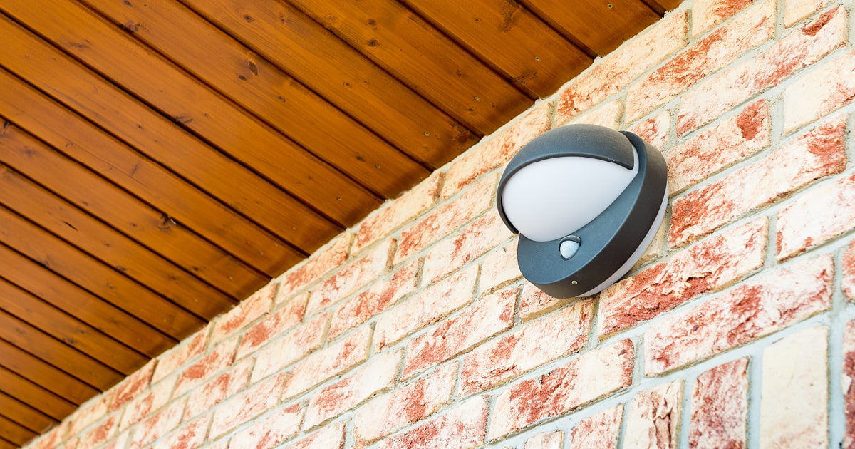 Motion sensor best sale post light
